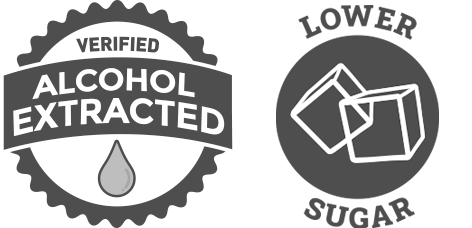 Alcohol extracted and lower sugar badges